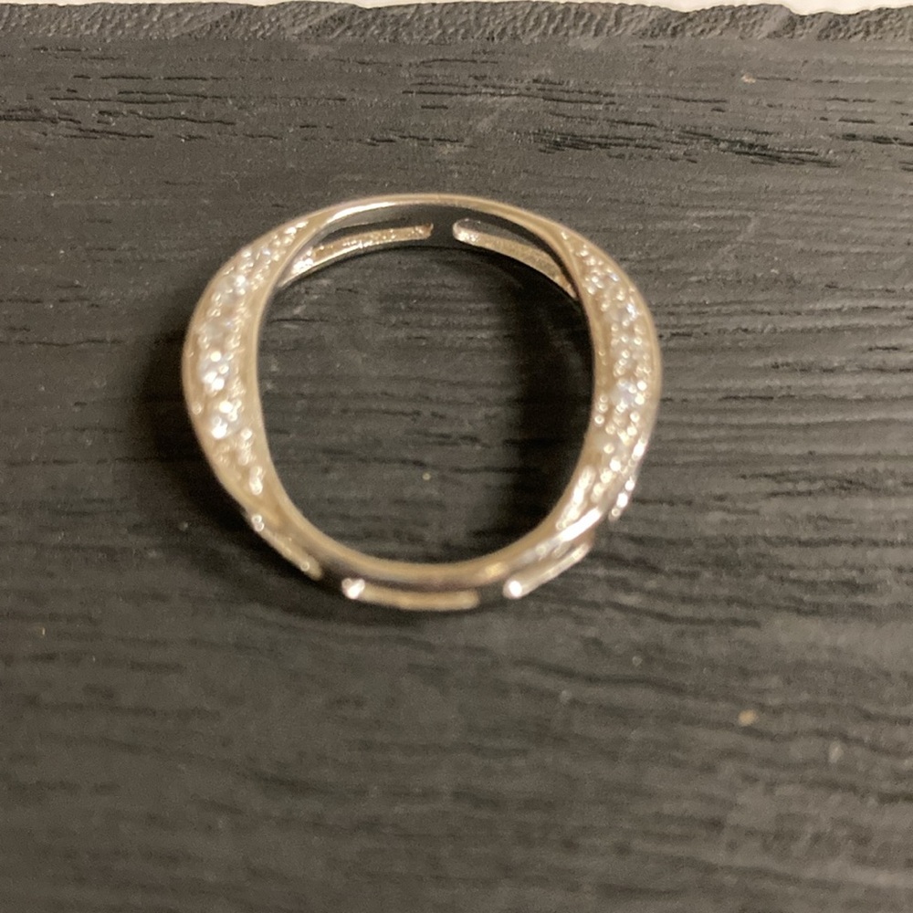 Silver tone & Rhinestones Slide - Picture 3 of 4